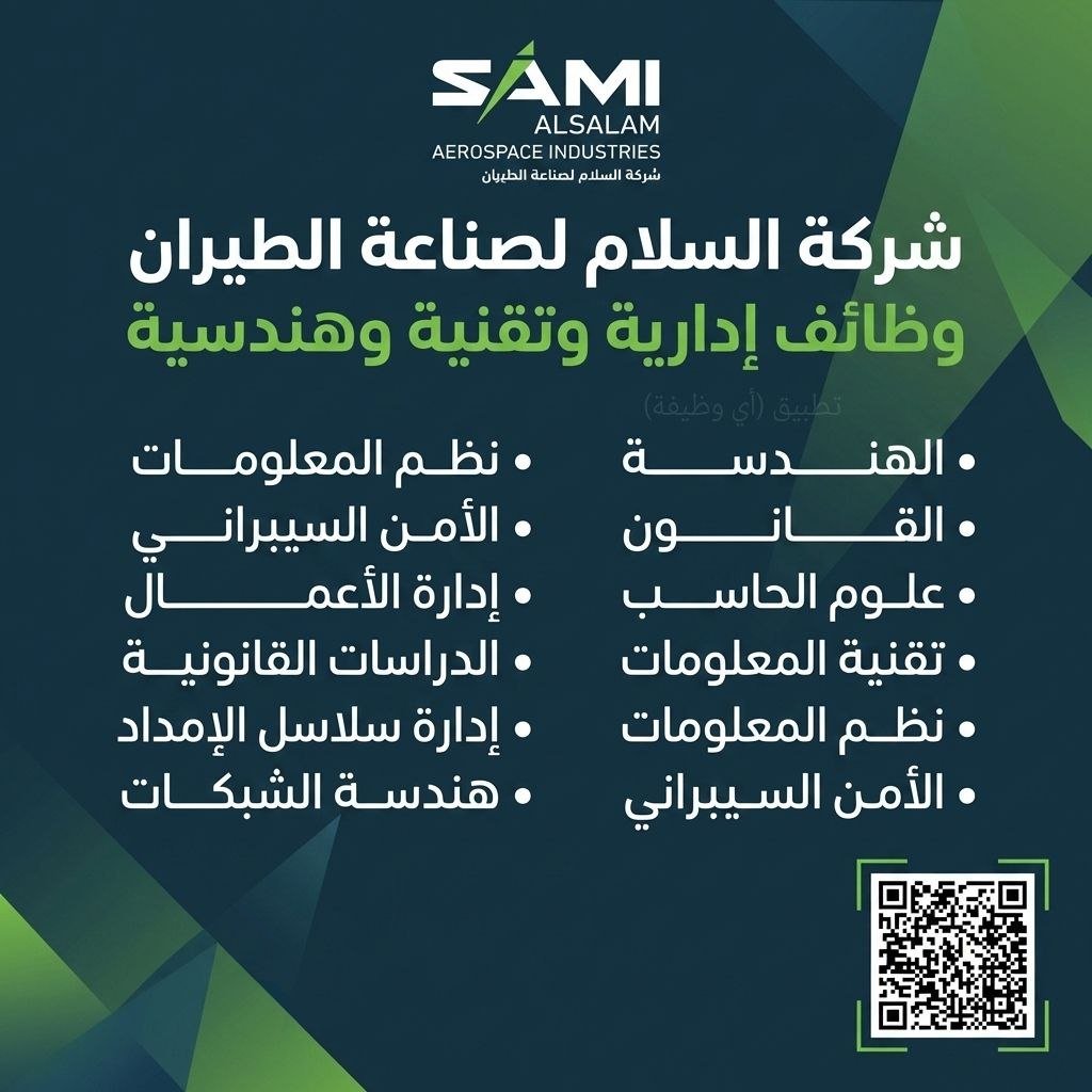 (🔴) شركة السلام لصناعة الطيران (وظائف شاغرة):طرح وظائف في عدة مجالات (هندسة، قانون، أ […]