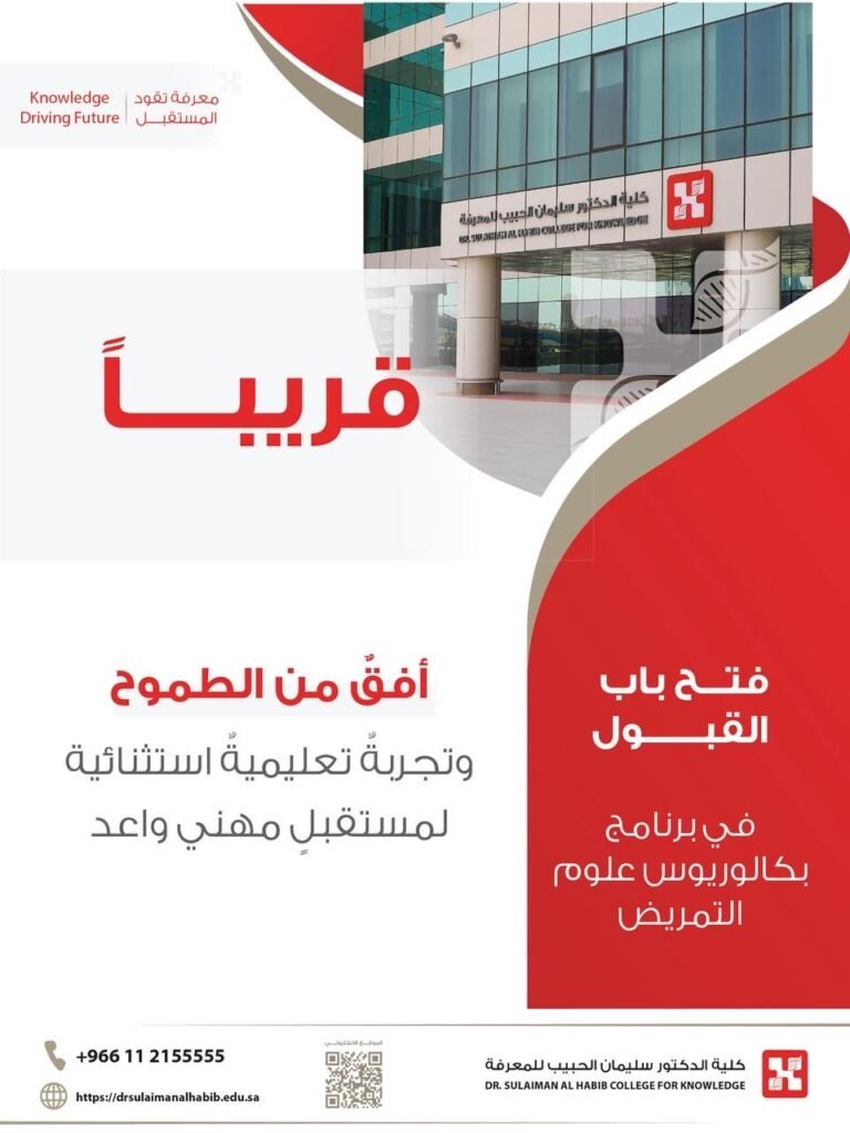 🔴 | (قريباً) كلية الدكتور سليمان الحبيب للمعرفة تعلن فتح باب القبول لحملة (الثانوية)  […]